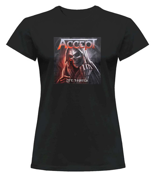 Bluzka damska z naszywką ACCEPT Life's a ...