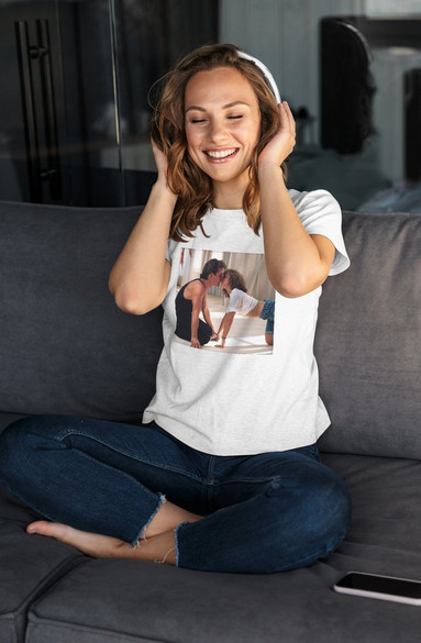 Bluzka damska z naszywką Dirty Dancing Kiss