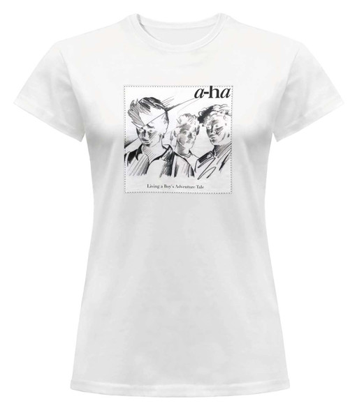 Bluzka damska z naszywką A-HA Living..