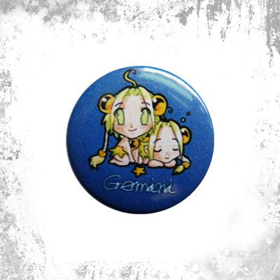 Przypinka ZNAK ZODIAKU - BLIŹNIĘTA