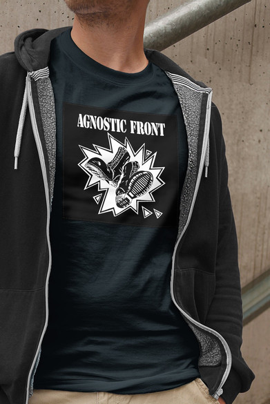 Koszulka z naszywką Agnostic Front  03