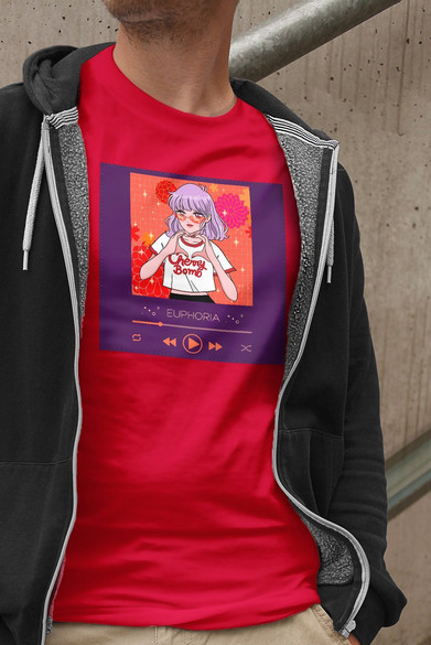 Koszulka z naszywką Euphoria