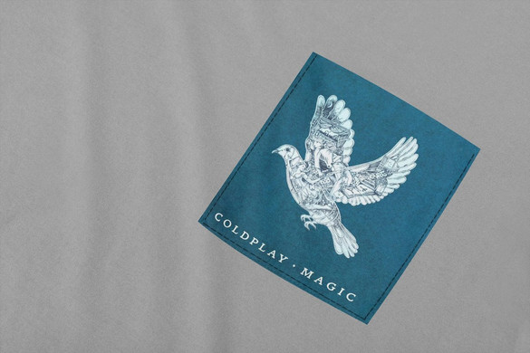 Koszulka z kieszonką Coldplay