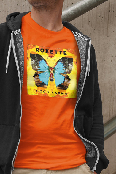 Koszulka z naszywką ROXETTE good karma