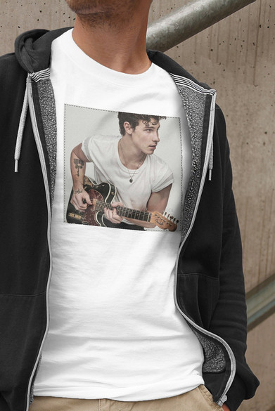 Koszulka z naszywką Shawn Mendes 04