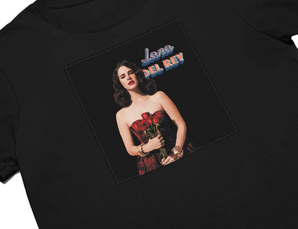 Koszulka z naszywką LANA DEL REY 