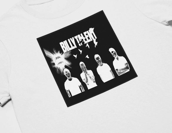 Koszulka z naszywką Billy Talent band