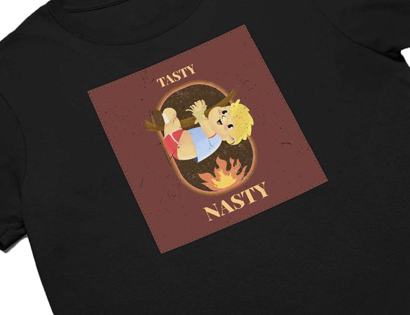 Koszulka z naszywką Tasty Nasty