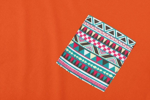 Koszulka z kieszonką WZOREK 01