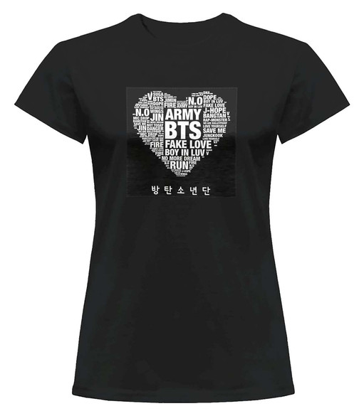 Bluzka damska z naszywką BTS Army