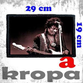 Naszywka duża na ubranie JIMI HENDRIX