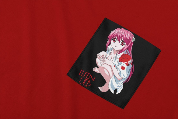 Koszulka z kieszonką  Elfen Lied