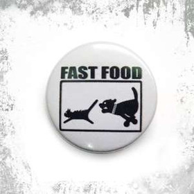 Przypinka FAST FOOD