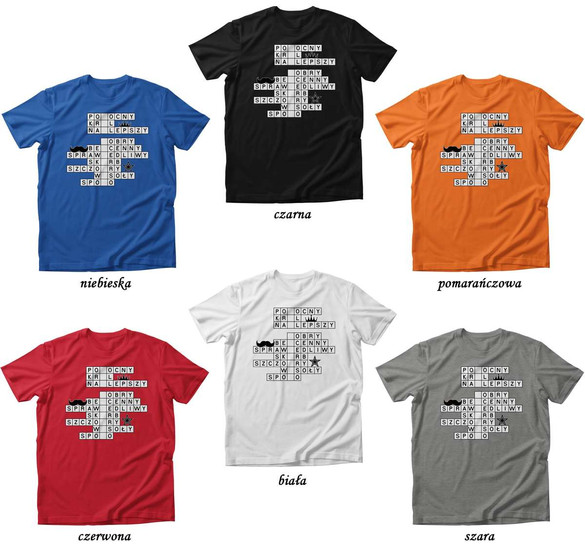 Koszulka na Dzień Dziadka Krzyżówka mój DZIADEK