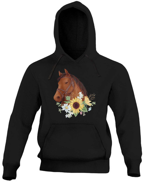Bluza KOŃ Z KWIATAMI RYSUNEK