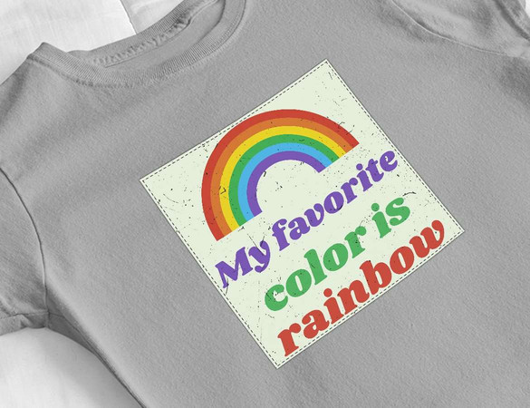 Bluzka damska z naszywką Favourite colour