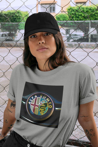 Koszulka z naszywką Alfa Romeo 01
