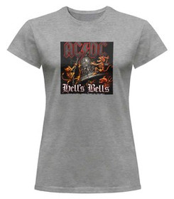 Bluzka damska z naszywką AC/DC Hells Bells