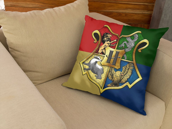 Poduszka Harry Potter logo 