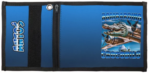 Portfel Italian Brainrot Bombardino Crocodilo