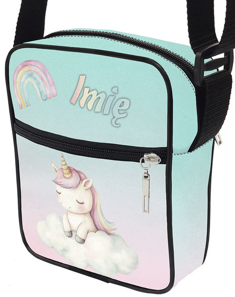 Listonoszka Jednorożec na chmurce – personalizowana, pastelowa