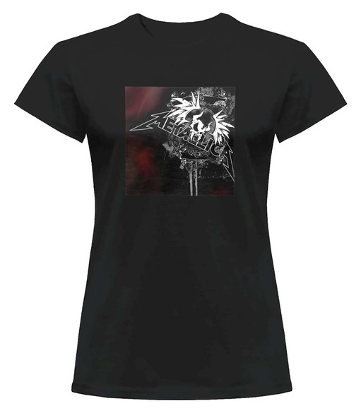 Bluzka damska z naszywką Metallica