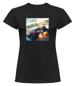 Bluzka damska z naszywką F1 car