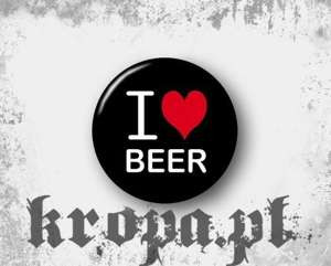 Przypinka - I LOVE BEER