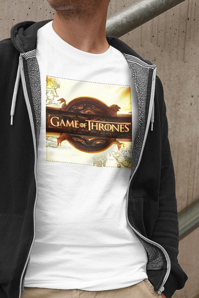 Koszulka z naszywką Game of Thrones logo