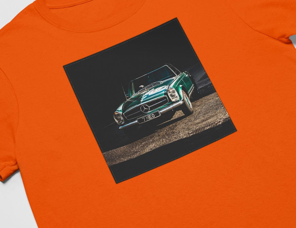 Koszulka z naszywką Mercedes classic