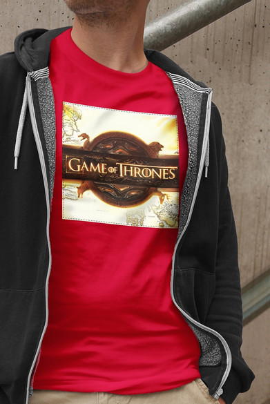 Koszulka z naszywką Game of Thrones logo