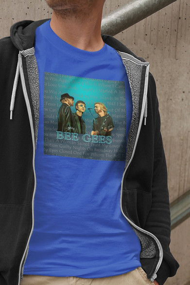 Koszulka z naszywką  Bee Gees  01