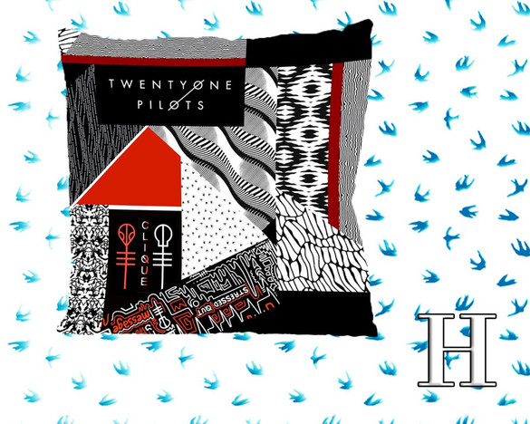 Poduszka TWENTY ONE PILOTS DUŻO WZORÓW 40 x 40 cm