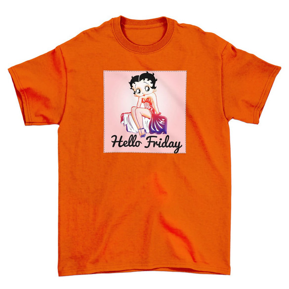 Koszulka z naszywką Hello Friday