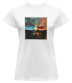 Bluzka damska z naszywką Game of Thrones dragon