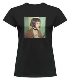 Bluzka damska z naszywką Mathilda 01