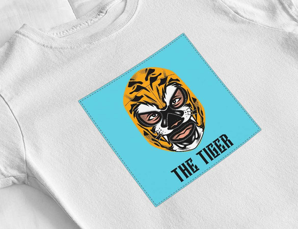 Bluzka damska z naszywką The Tiger