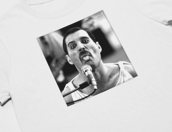Koszulka z naszywką Queen Freddie Mercury 1