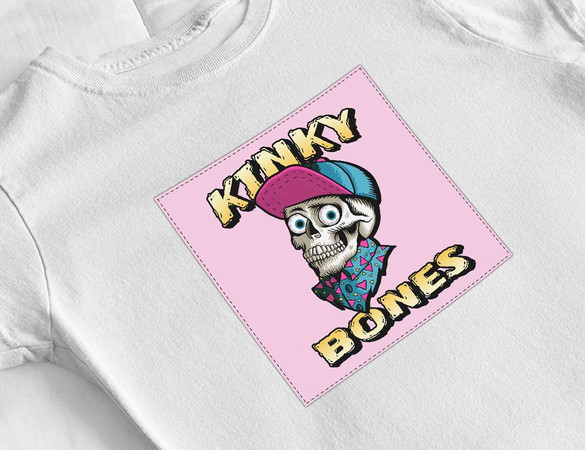 Bluzka damska z naszywką Kinky