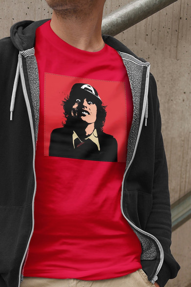 Koszulka z naszywką AC/DC Angus Young