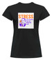 Bluzka damska z naszywką STRESS