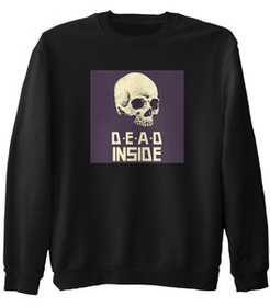 Bluza z naszywką Skull : Dead inside