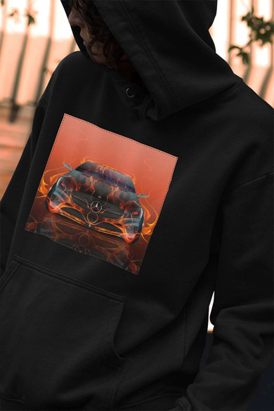 Bluza z naszywką Mercedes-fire