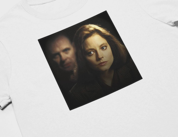 Koszulka z naszywką Milczenie owiec 01