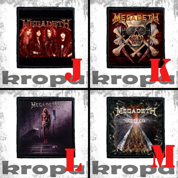 Naszywka MEGADETH 8 X 8 cm Dużo Wzorów!