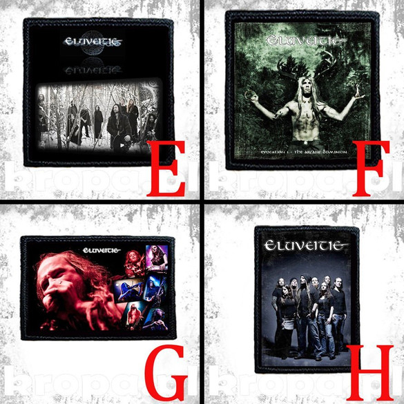 Naszywka ELUVEITIE 10 x 10 cm Dużo Wzorów!