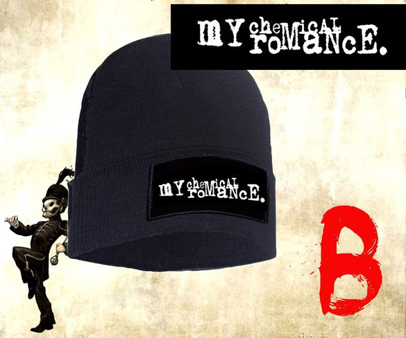 Czapka zimowa z naszywką MY CHEMICAL ROMANCE