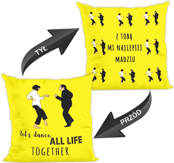 Poduszka na Walentynki DODAJ NAPIS