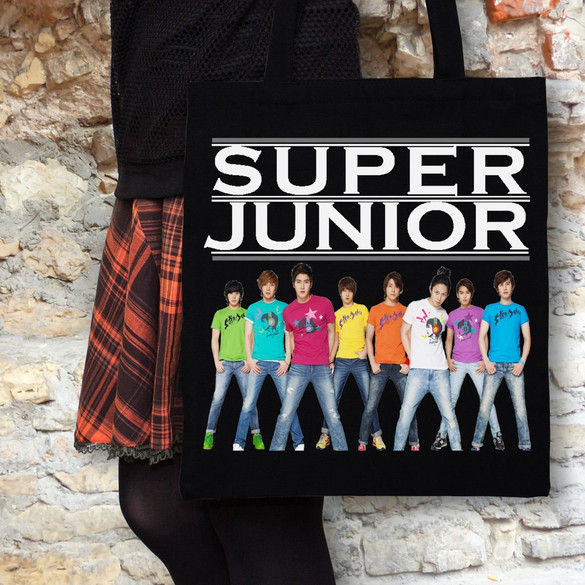 Torba na ramię SUPER JUNIOR #K-POP FULLPRINT WZORY