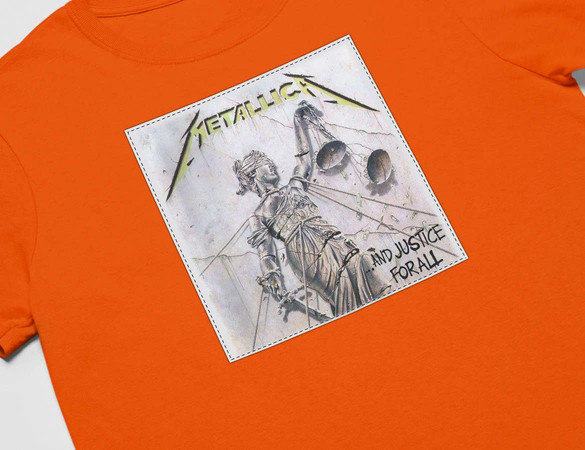 Koszulka z naszywką Metallica And Just
